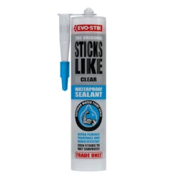 Bostik EVO-STIK Sticks Like Waterproof Sealant C20 Clear (30615679)