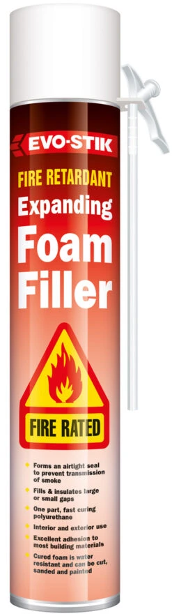 Bostik EVO-STIK Fire Retardant Expanding Foam Filler 700ml (30811859)