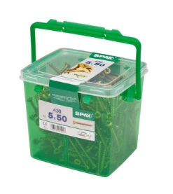 Spax Flat Countersunk Pozi Screws Yellox 5.0 X 50mm (430 Pack)