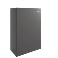 Avari Civray WC Unit Bottom Fascia Onyx Grey Gloss 600mm