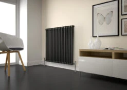 Kartell 2 Column Laser Klassic Anthracite Radiator