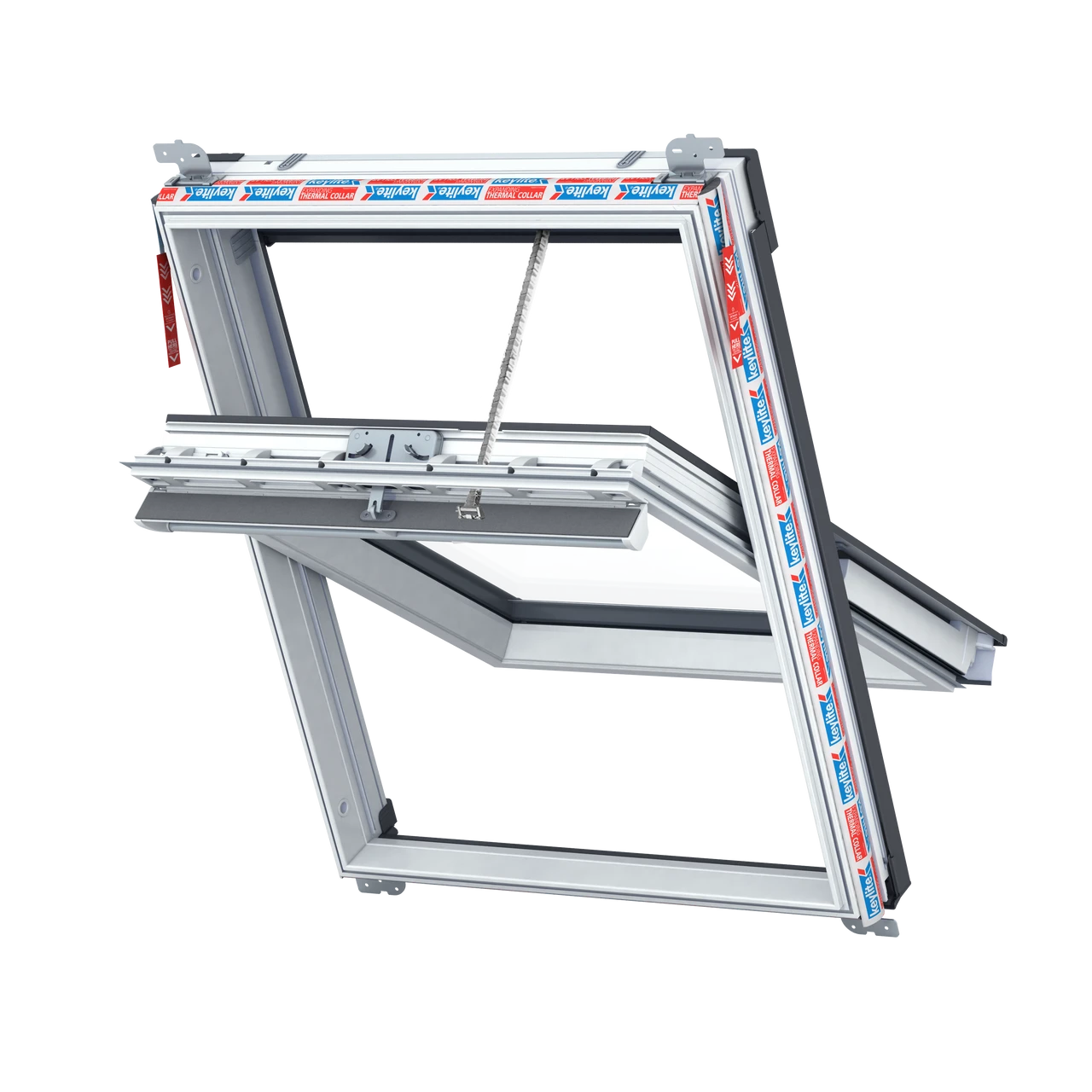 Keylite Centre Pivot Hi Therm Roof Window White Painted WCP HT