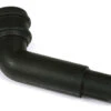 Cascade Rainwater 68mm Round Cast Iron Effect 112.5' Spigot Bend Anthracite Grey 120 X 120 X 73mm