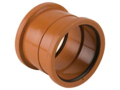 Brett Martin Double Socket PVC (BS) Coupler Terracotta