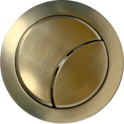 Avari Dual Push Button Cover Cable Brushed Brass