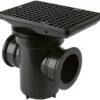 Brett Martin Back Inlet Roddable Gully 90' Outlet Rectangular Grid* Black 300 X 260 X 210mm