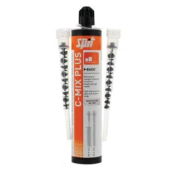 Spit C-Mix Plus Styrene Free Polyester Resin Chemical Mortar Grey 1 Nozzle 380ml (055881)