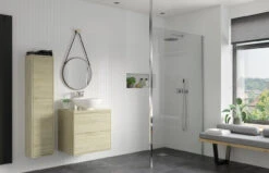 Impression Pavo Wetroom Panel & Pole 1100mm