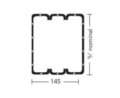 IG Lintels Solid Wall Box Lintels Standard Load BOX140