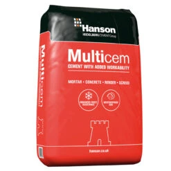Hanson Multicem Cement Plastic Bag 25kg