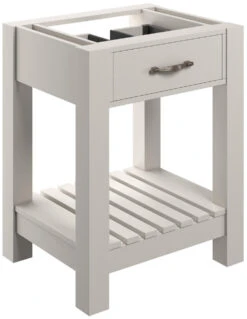 Avari Atrani Floor Topless Basin Unit White Ash 600mm