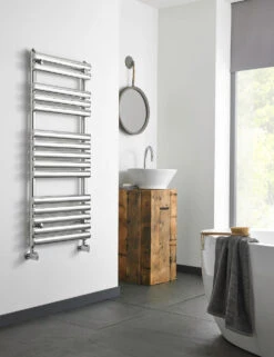 Kartell Ohio Polished Chrome Designer Towel Rail