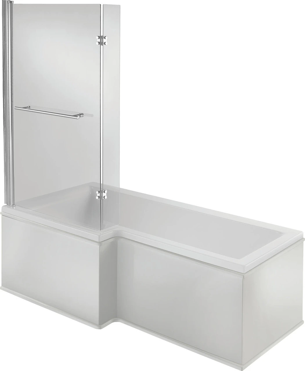 Avari L-Shape Front Bath Panel White 1700mm