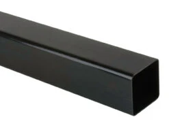 Brett Martin Rainwater 65mm Plain End Square Downpipe Black 5500 X 65 X 65mm