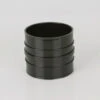 Brett Martin 110mm Solvent Soil Cast Iron Effect 92.5' Double Socket Four Boss Branch Black 105 X 135 X 135mm