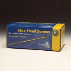 OSC CMHH-70-25 PRO CARPENTERS MATE HEX HEAD SCREWS 70mm (Pk25)