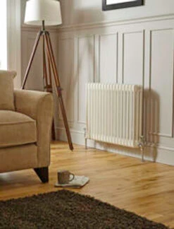 Kartell 3 Column Laser Klassic White Radiator 600mm