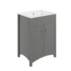 Avari Castara Topless Basin Unit Grey Ash 610mm