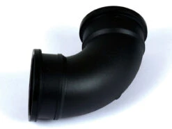 Cascade 110mm Cast Iron Effect 92.5' Double Socket Bend Anthracite Grey 240 X 240 X 135mm