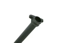 Cascade Rainwater 68mm Round Cast Iron Effect Socketed Pipe & Lugs Black 2500 X 160 X 160mm