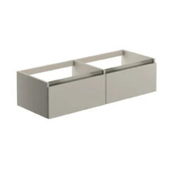Avari Portree Wall Hung Topless Basin Unit Run Latte 1200mm