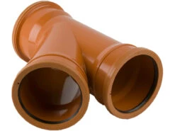 Brett Martin 110mm 45' Triple Socket Branch Terracotta 280 X 135 X 230mm