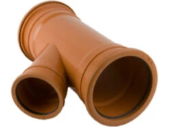 Brett Martin 160 X 110mm 45' Triple Socket Branch Terracotta 310 X 190 X 340mm